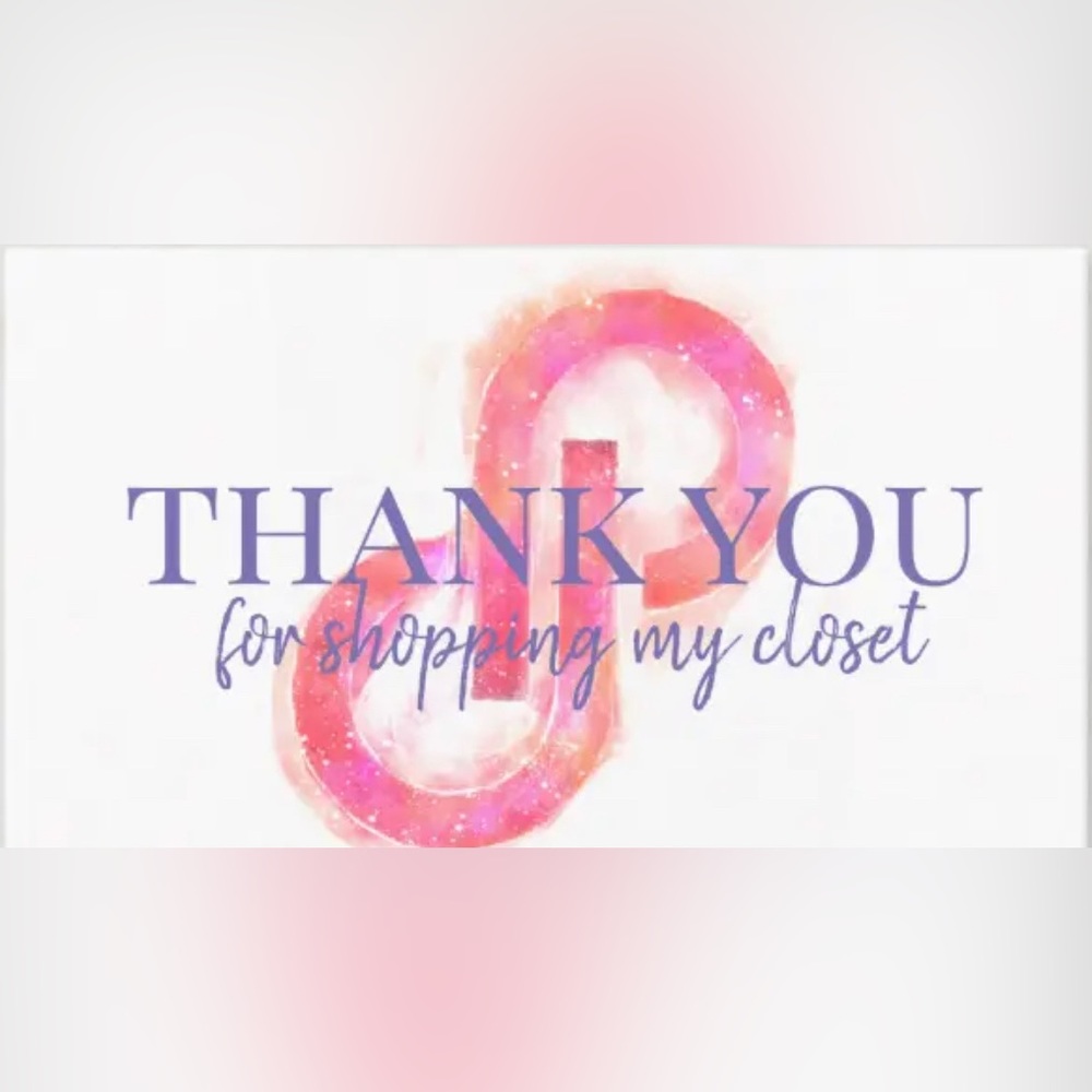 Thank you for shopping my closet. 💗💗💗💗💗